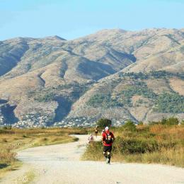 Ingo Siebert 2020 in Albanien beim Ultramarathon unterwegs