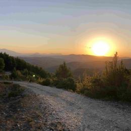 Ingo Siebert 2020 in Albanien beim Ultramarathon Sonnenuntergang
