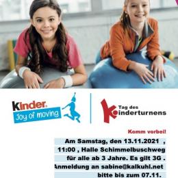Einladung Tag des Kinderturnens