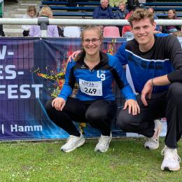 Jan u. Alina Garweg Wettkampf Juni 26